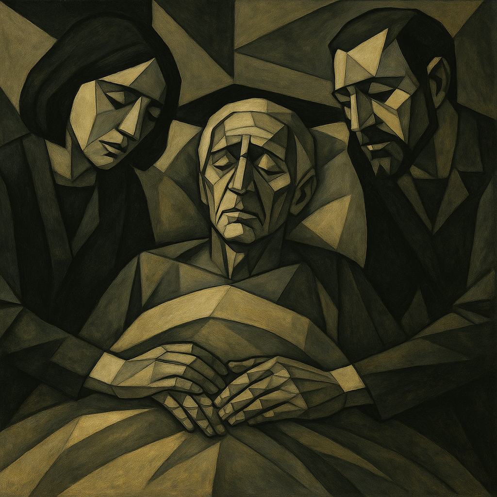 proches entourant un patient en fin de vie — lutte contre la solitude