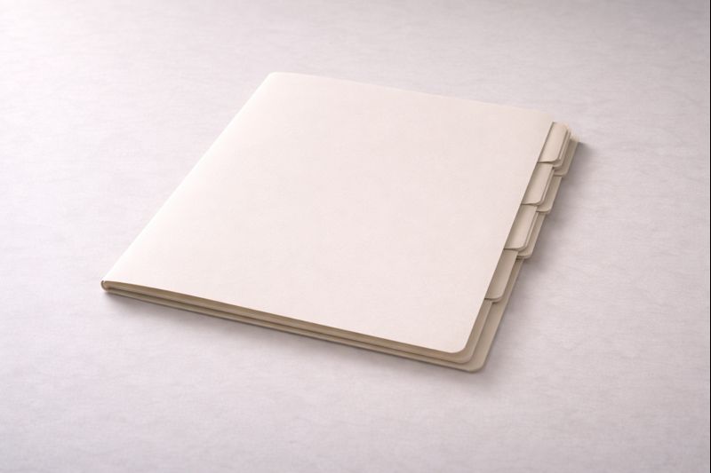 Dossier fermé posé sur une table claire, symbolisant l’encadrement du suicide assisté.