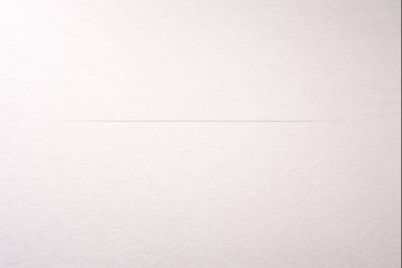 Ligne fine sur une surface claire, symbolisant la frontière entre accompagnement et mise à mort.