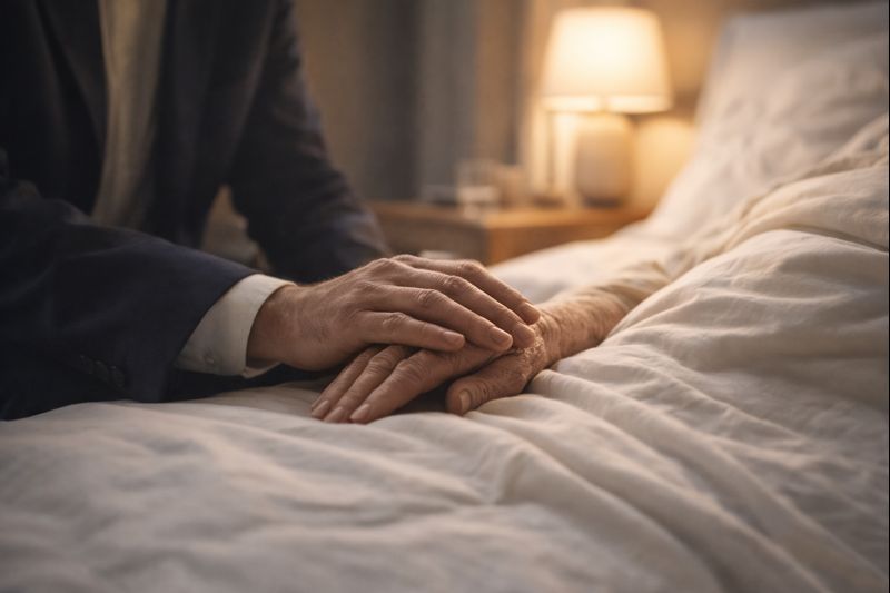 Accompagnement humain et spirituel auprès de personnes en fin de vie.