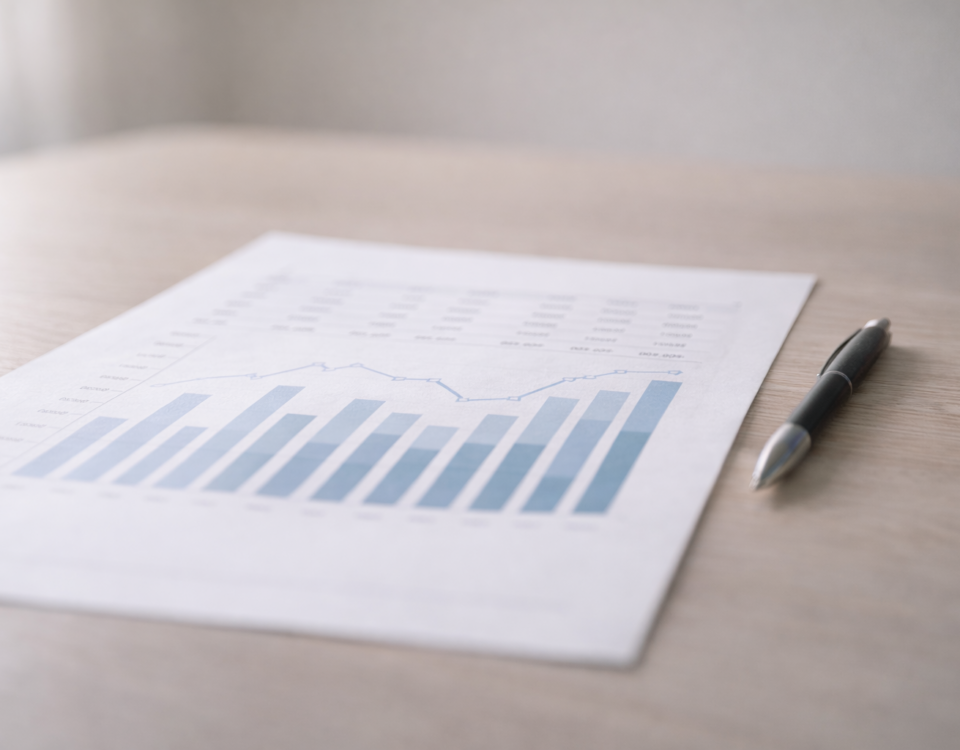 Graphique flou symbolisant une étude d’opinion sur la fin de vie