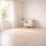 Lumière douce entrant dans une pièce calme symbolisant l’apaisement de la souffrance