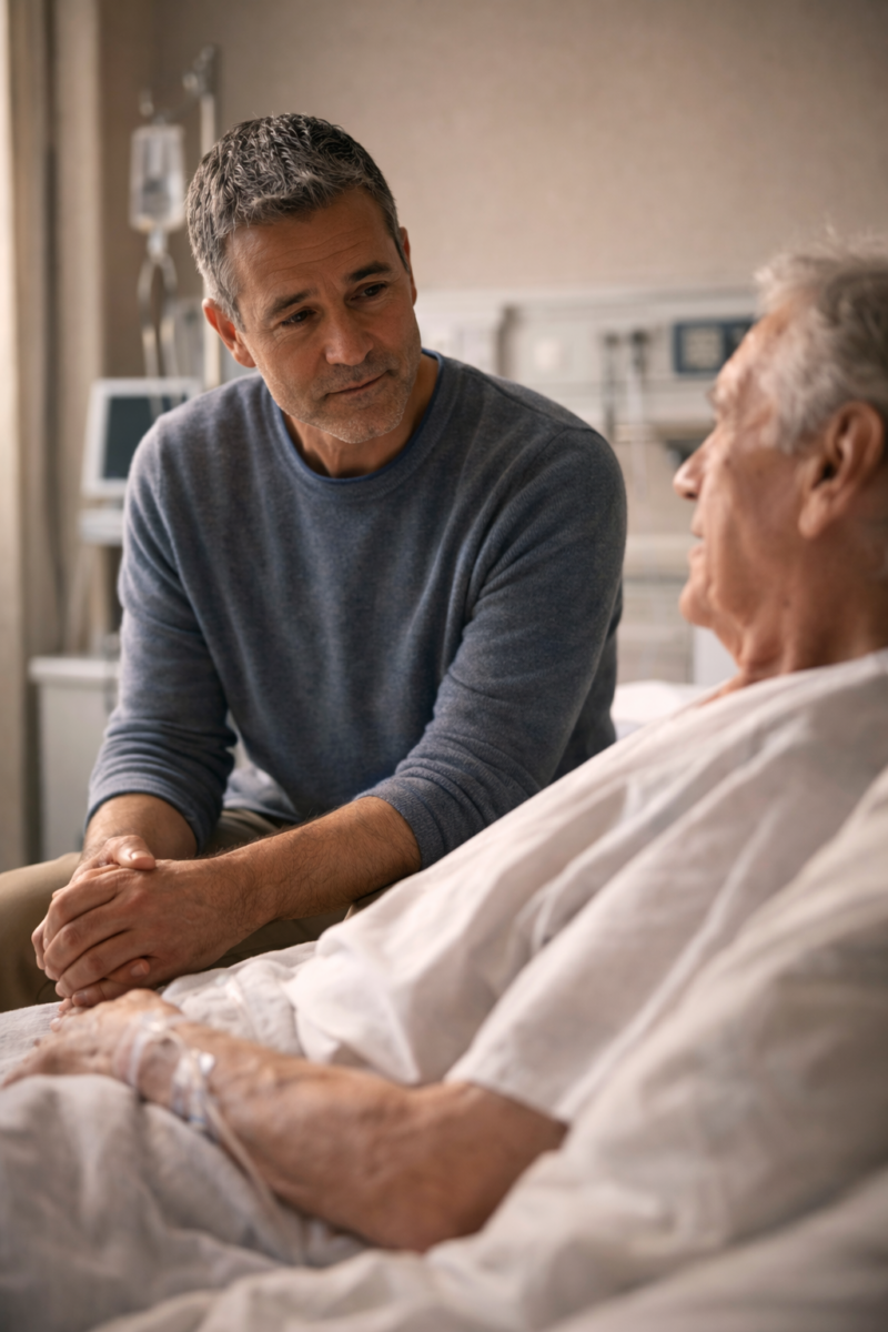 La présence apaise souvent plus que les mots