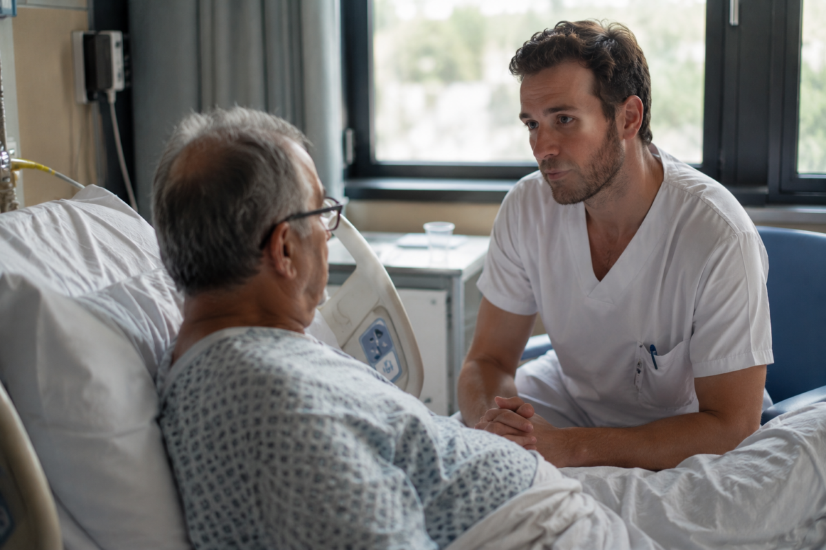 Peur de souffrir : soignant à l’écoute d’un patient